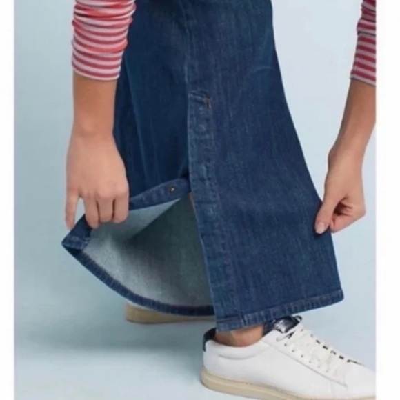 Anthropologie Pilcro High Rise Wide Leg Snap Bottom Jeans - Picture 2 of 13